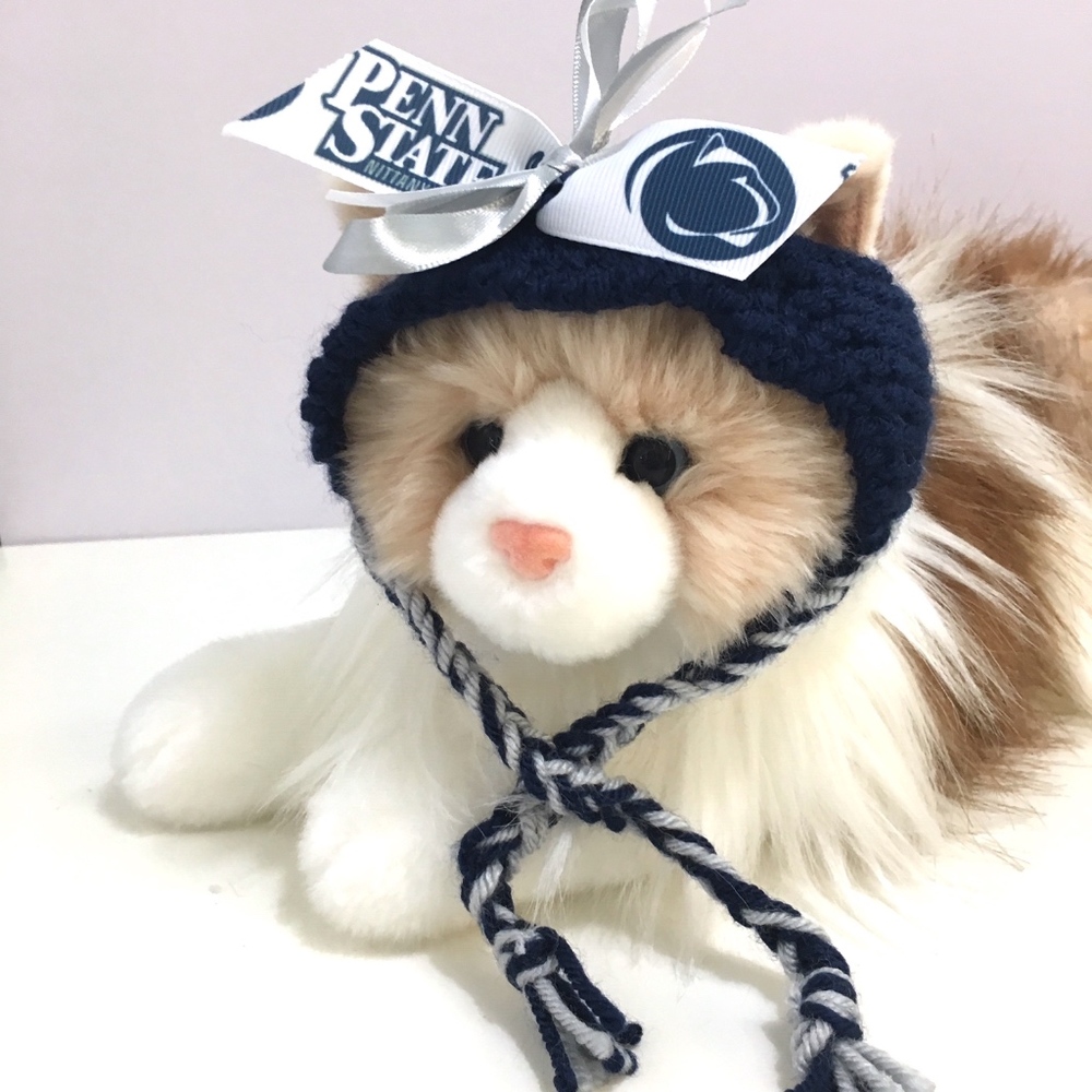 PENN State NITTANY LIONS Handmade Cat Hat *NEW*